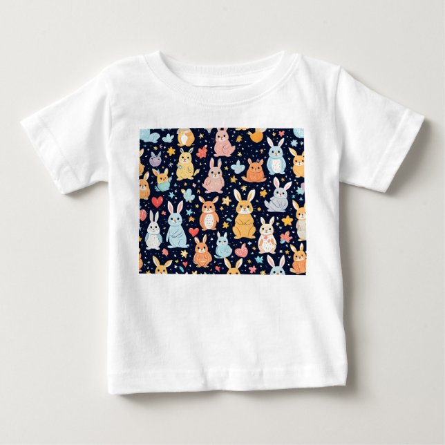 Adorable Soft Pastel Baby Animal T-Shirt (Vorderseite)