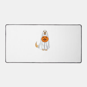 Adorable Spooky Golden Retriever Ghost Classic T-S Schreibtischunterlage
