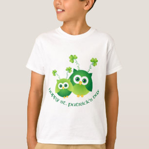 Adorable St. Patrick's Day Owl T-Shirts, Geschenke T-Shirt