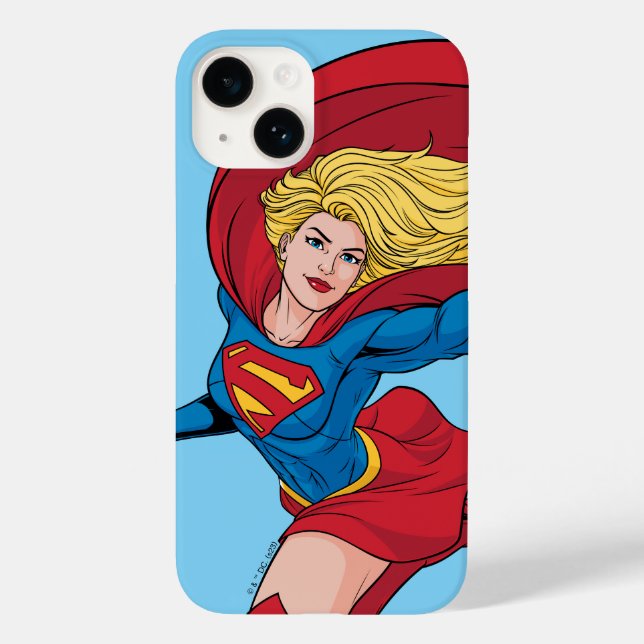 Adorable Supergirl Stance Case-Mate iPhone 14 Hülle (Rückseite)