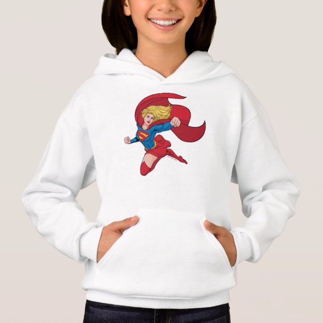Adorable Supergirl Stance Hoodie (Vorderseite)