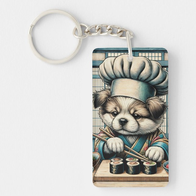 Adorable Sushi Chef Chiot (Devant)