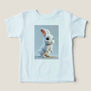 Adorable T-shirt lapin bébé