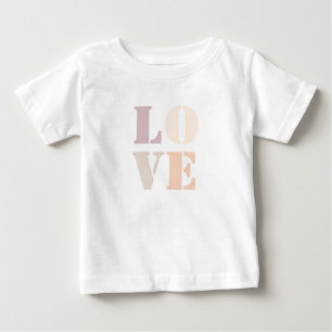 Adorable T-Shirt pour bébé "Amour" - T-Shirt migno