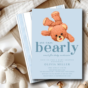 Adorable Teddy Bear Baby shower Invitation