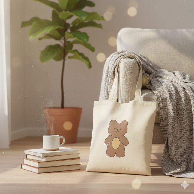  Adorable Teddy Bear Gummy Minimalist Tote Bag (Créateur téléchargé)
