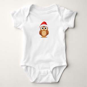 Adorable Tiere Winteruhu Weihnachten Baby Strampler