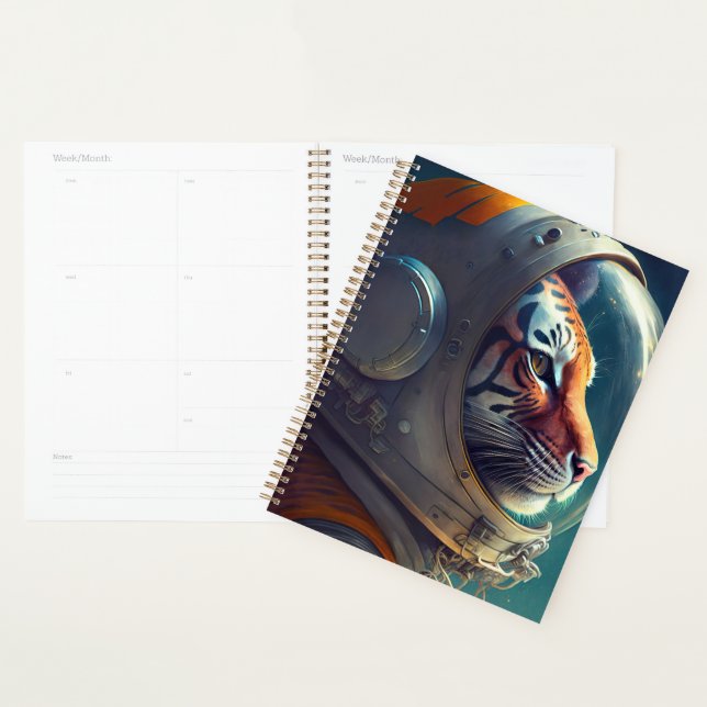Adorable Tiger Astronaut Planer (Anzeige)