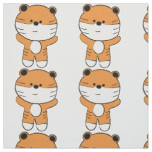 Adorable Tiger Stoff