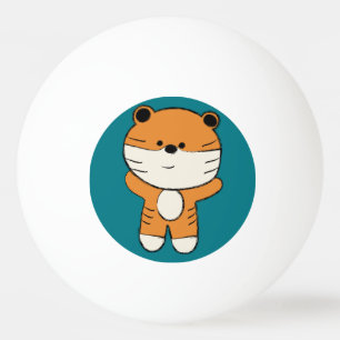 Adorable Tiger Tischtennisball
