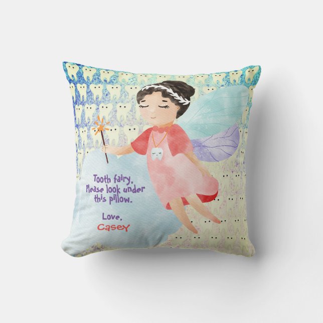 Adorable Tooth Fairy Kissen für Mädchen - Niedlich (Vorderseite)