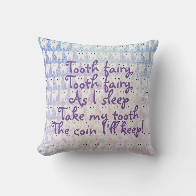 Adorable Tooth Fairy Kissen für Mädchen - Niedlich (Vorderseite)
