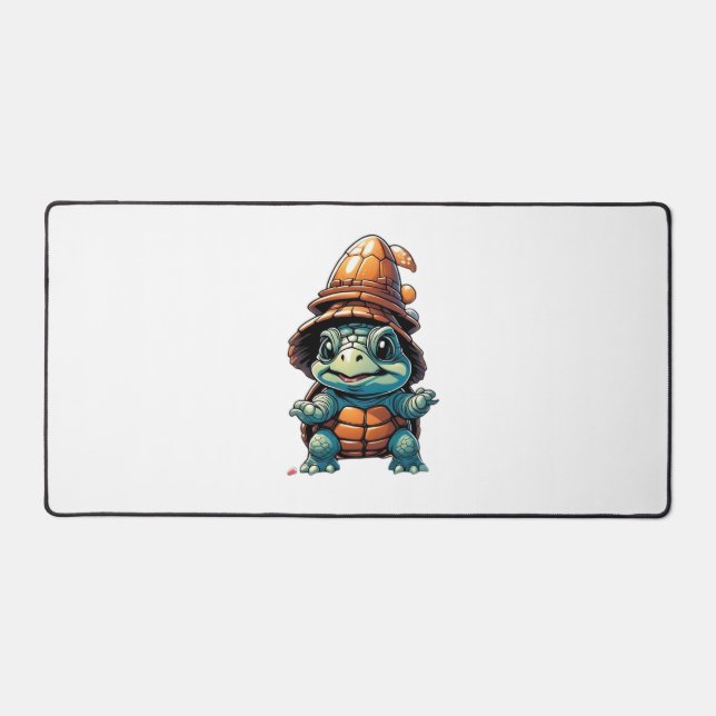 Adorable Turtle in Halloween Mood Essential T-Shir Schreibtischunterlage (Vorderseite)