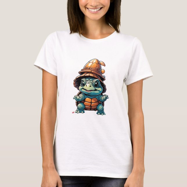 Adorable Turtle zu Halloween Stimmung Essential T- T-Shirt (Vorderseite)