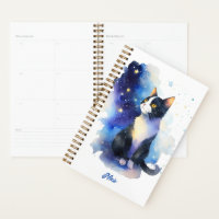 Adorable Tuxedo Cat Aquarellbilder