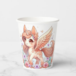 Adorable Unicorn Kinderdusche Pappbecher