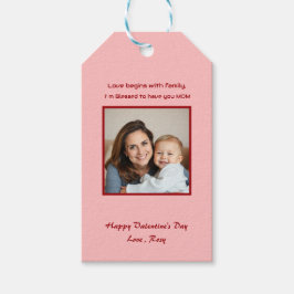 Adorable Valentine's Day Card für Kinder Geschenkanhänger