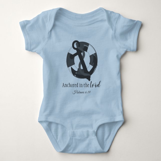 Adorable verankert im Herrn Baby Strampler (Vorderseite)