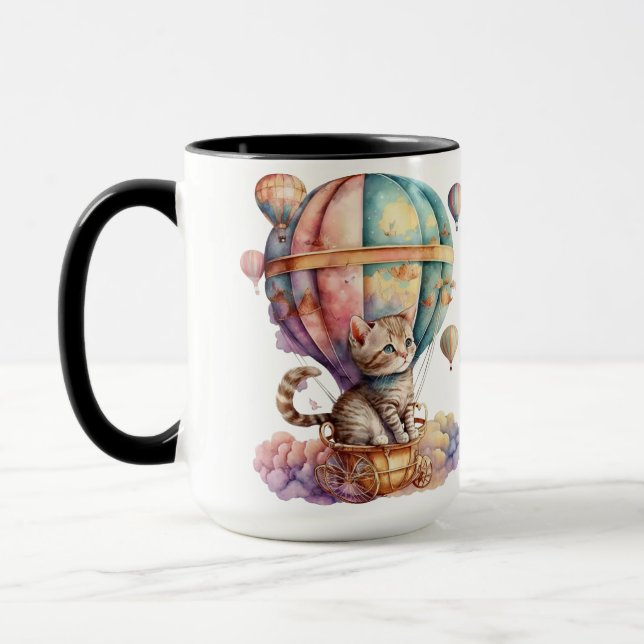 ADORABLE WASSERFARBKÜCHE IN HOT LUFTBALLOONS TASSE (Links)