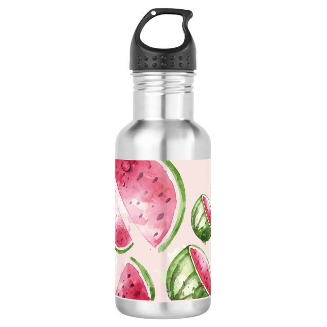 Adorable Watercolor Edelstahlflasche (Vorderseite)