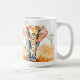 Adorable Watercolor Elephant Kaffeetasse