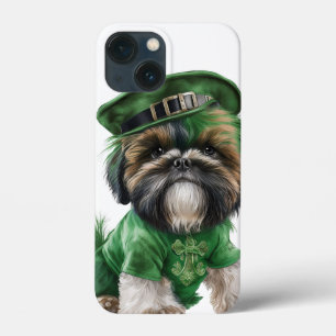 ADORABLE WATERCOLOR SHIH TZU DOG IN GRÜN GESCHÜTZT Case-Mate iPhone HÜLLE