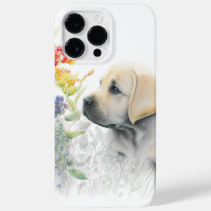 ADORABLE WATERCOLOR YELLOW LABRADOR RETRIEVER HUND Case-Mate iPhone 14 PRO MAX HÜLLE