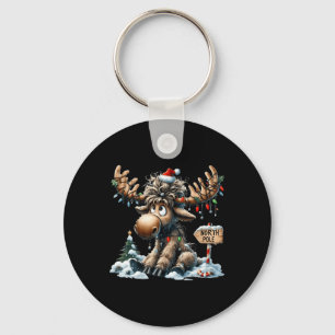 Adorable Weihnachten Elche Merry Christmoose Men W Schlüsselanhänger