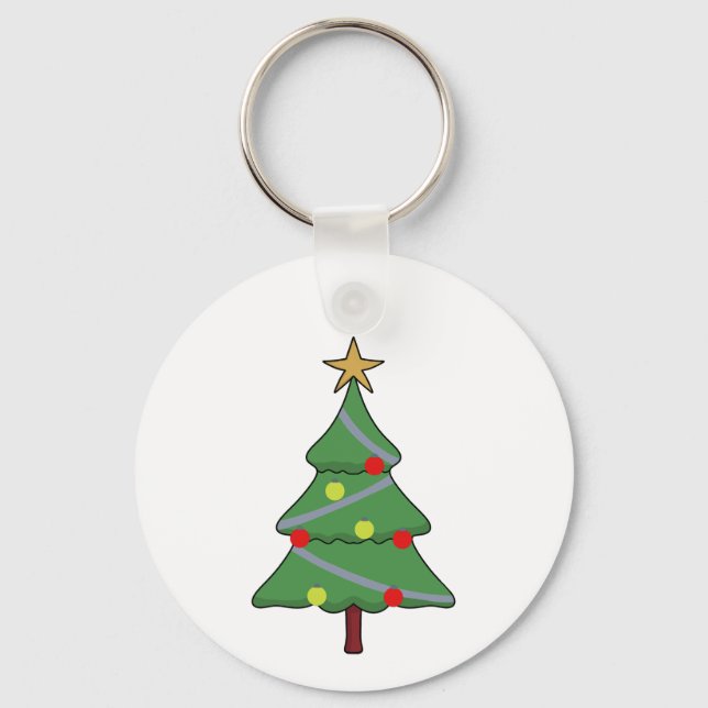 Adorable Weihnachtsbaum Schlüsselanhänger (Vorderseite)