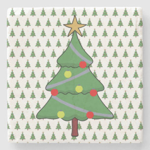 Adorable Weihnachtsbaum Steinuntersetzer