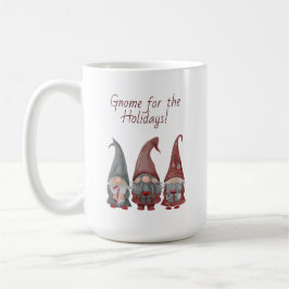 Adorable Weihnachtsgnomen mit Holiday Cheer Kaffeetasse