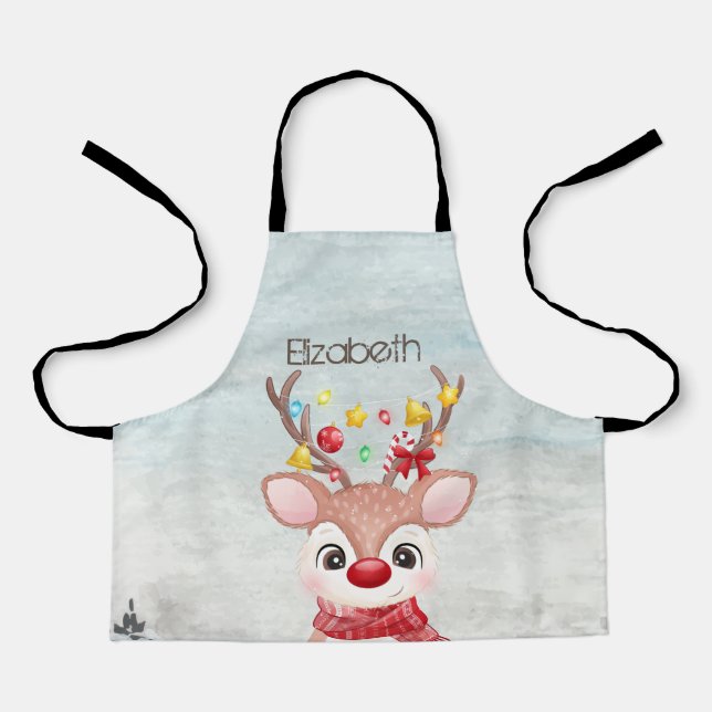 Adorable Weihnachtsmann Schürze (Vorderseite)