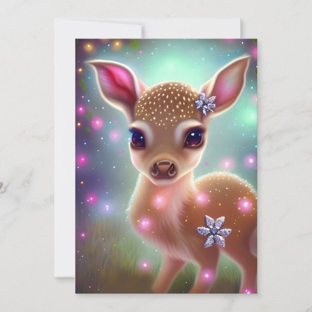 Adorable Weihnachtszeit Feiertagskarte (Vorderseite)
