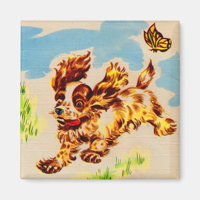 adorable Welpe Magnet (Vorne)