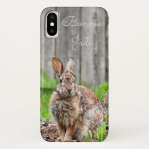 Adorable Wild Bunny Rabbit *Personalize* Case-Mate iPhone Hülle