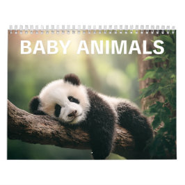 Adorable Wildlife Photography | Baby Animals Wall Kalender