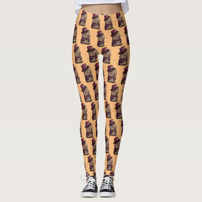 Adorable Wombat Leggings (Vorderseite)