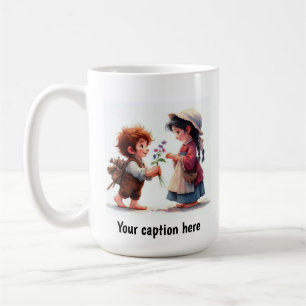 Adorable Young Munchkins in Vintager Kleidung Kaffeetasse