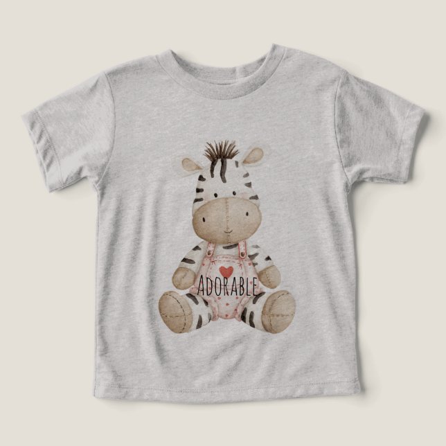 Adorable Zebra Animal (Design Vorderseite)