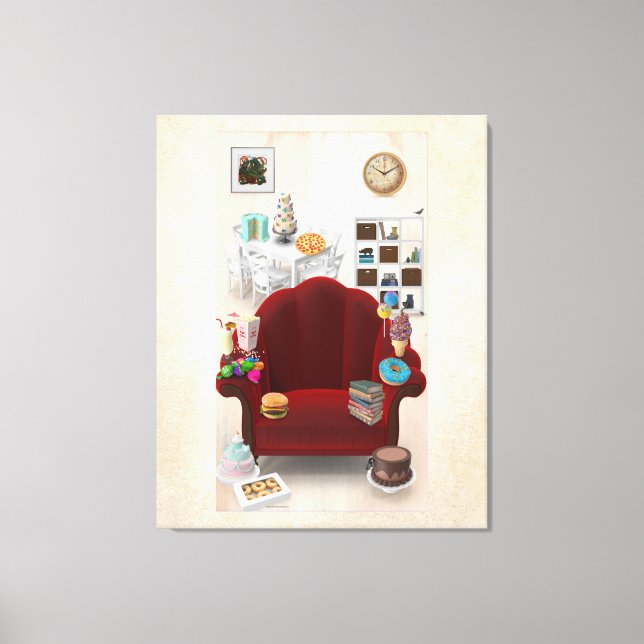 Adorables 3D Universe Lots Leinwanddruck (Vorderseite)