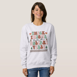 Adorables Christmas dick Thighties Holiday Vibes Sweatshirt