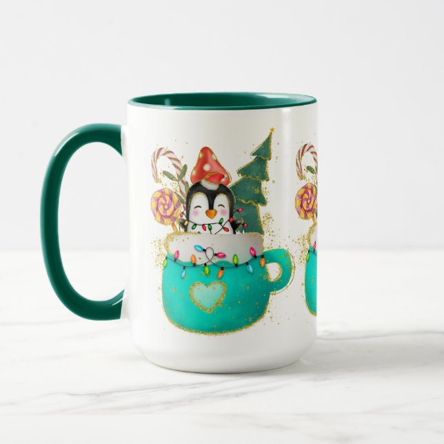 Adorables Christmas Splendid Pinguin Tasse (Links)