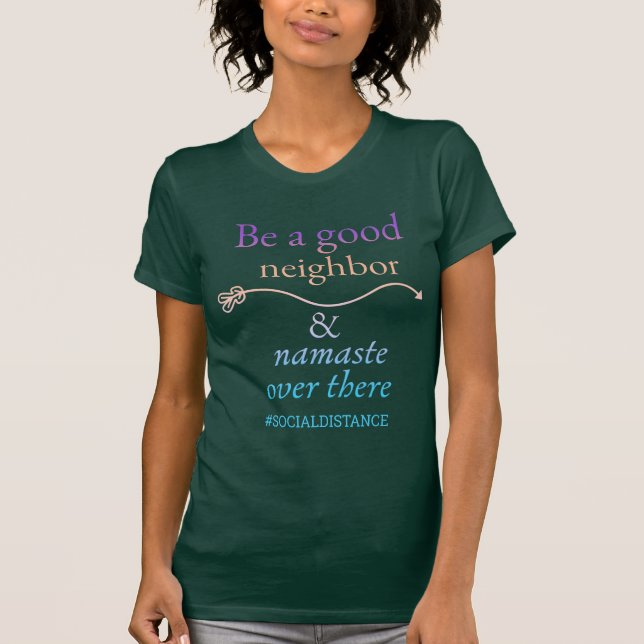 Adorables Drôle Citation Namaste Sur Là T-Shirt (Devant)