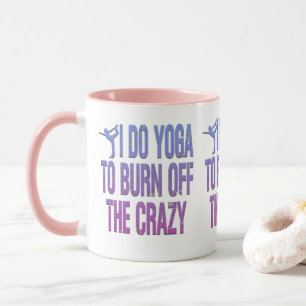 Adorables Funny I Do Yoga  Tasse