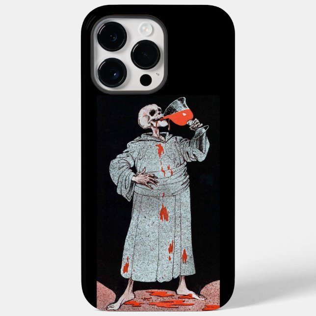 Adorables Halloween Skelett Trinken Blut Case-Mate iPhone 14 Pro Max Hülle (Rückseite)