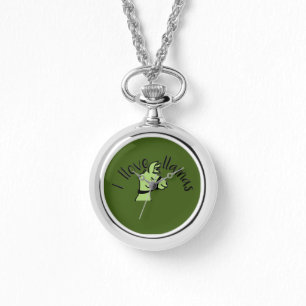 Adorables Llama Liebe I Llove Llamas Green Armbanduhr