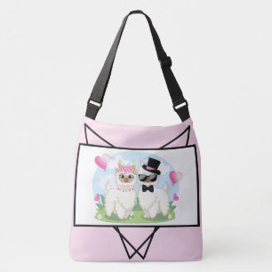 Adorables Llama Love Cute Llama Couple Sac fourre-