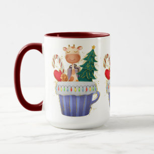 Adorables Niedliche Giraffe Tasse