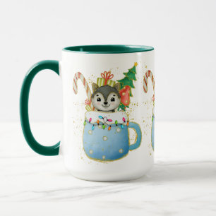 Adorables Noël Sweet Wolf Mug