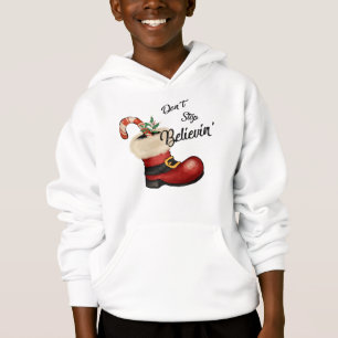 Adorables Weihnachten Hör nicht auf zu glauben' Hoodie